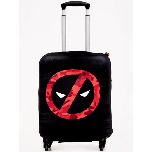 Deadpool Marvel Comics Camo Logo Suitcase Cover Black