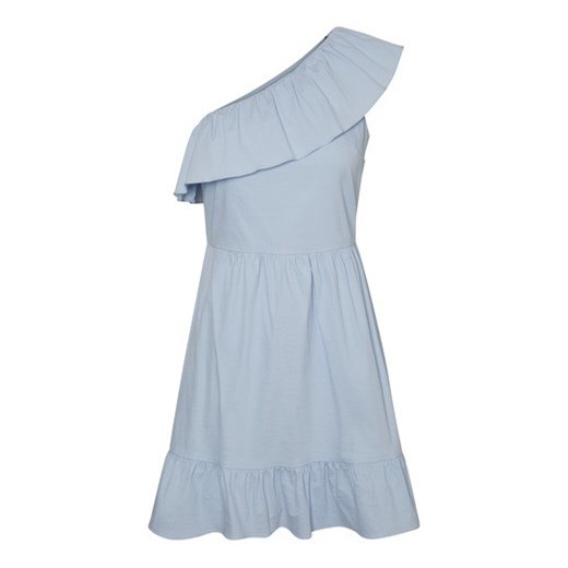 Sukienka niebieska Vero Moda na wiosnę 
