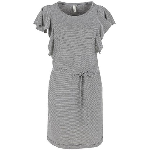 Sukienka Q/s Designed By casual szara mini z krótkim rękawem 