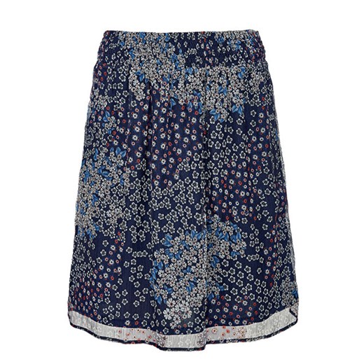 Spódnica S.Oliver niebieska casual w abstrakcyjne wzory 