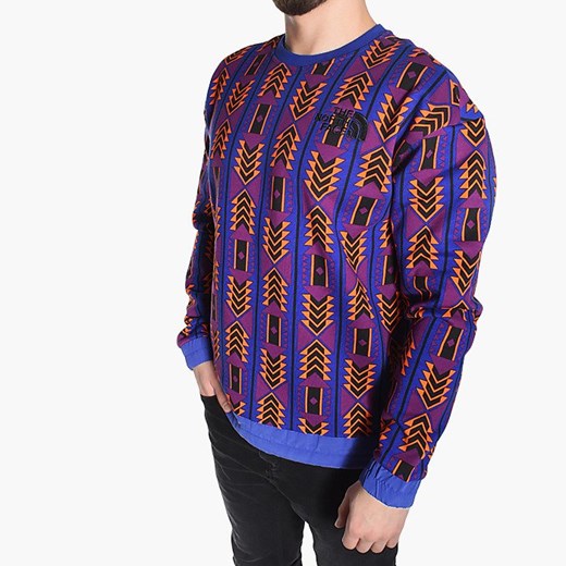 Wielokolorowa bluza sportowa The North Face w abstrakcyjne wzory 