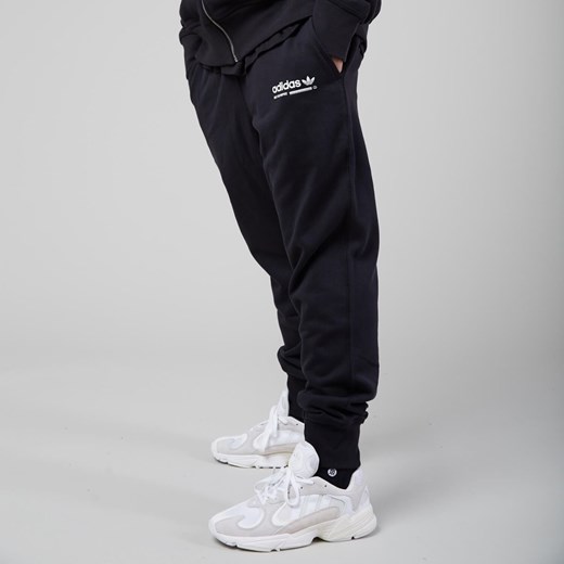 Spodnie sportowe czarne Adidas bez wzorów 
