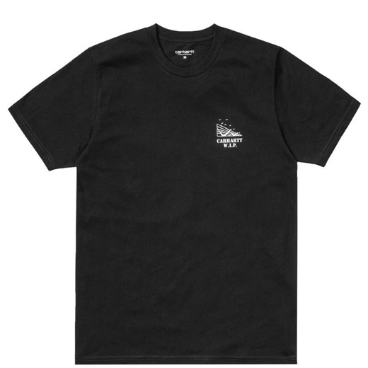 T-shirt męski czarny Carhartt z krótkim rękawem casual 