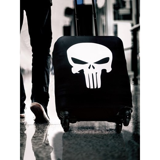 Punisher Marvel Comics Logo Suitcase Cover Black