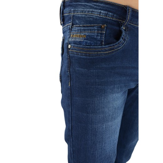 Jeansy męskie bez wzorów 