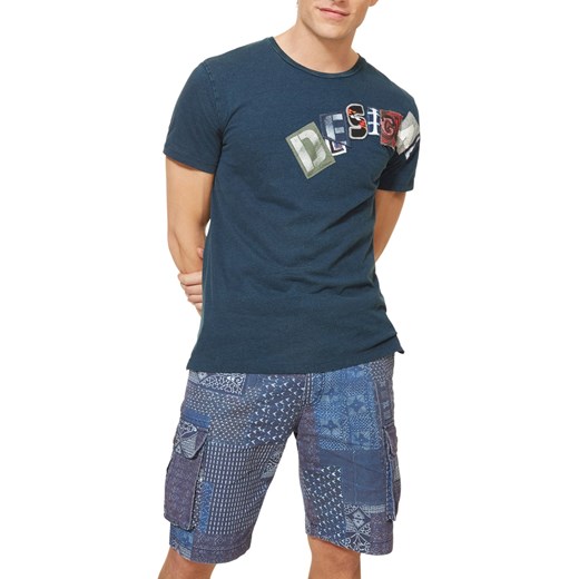 T-shirt męski Desigual z krótkimi rękawami 
