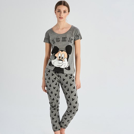 Sinsay - Dwuczęściowa piżama Mickey Mouse - Jasny szar  Sinsay L 