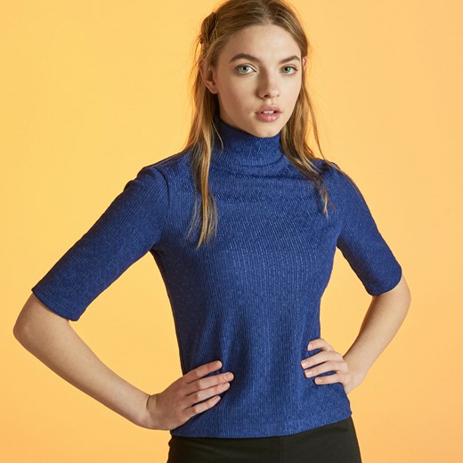 Sweter damski niebieski Cropp 