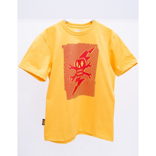T-Shirt Pogo 3D Skull Yellow