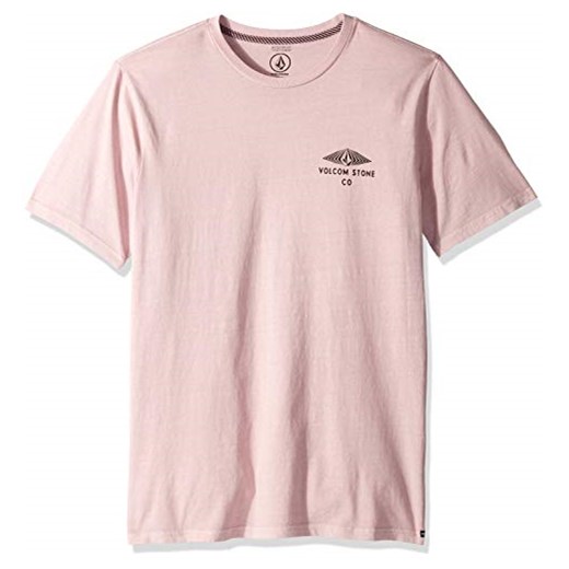 T-shirt męski Volcom z krótkim rękawem różowy 