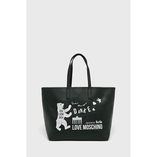 Shopper bag Love Moschino ze skóry ekologicznej 