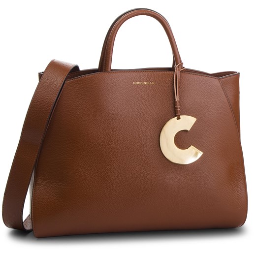 Shopper bag Coccinelle do ręki matowa elegancka 