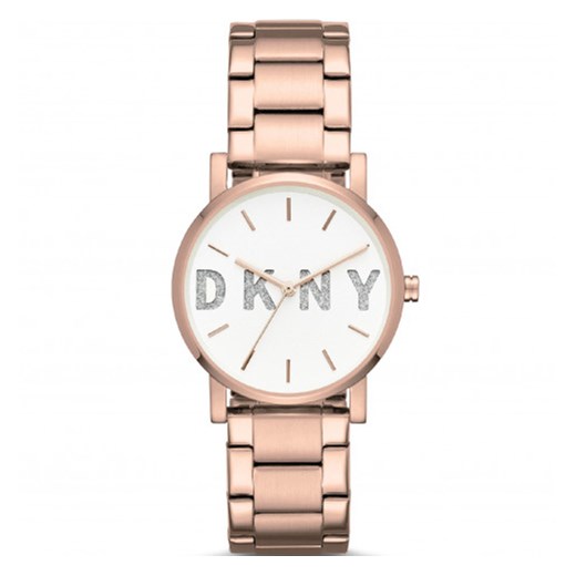 Zegarek złoty DKNY analogowy 