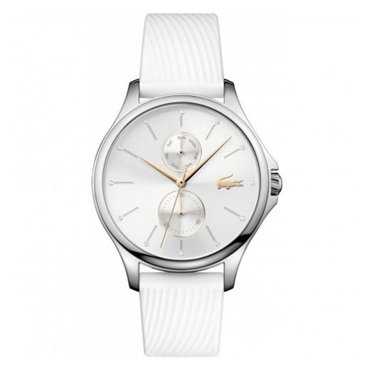 Biały zegarek Lacoste 