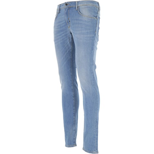 Niebieskie jeansy męskie Antony Morato bez wzorów letnie 