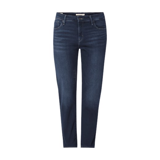 Niebieskie jeansy damskie Levi's® 300 z bawełny 