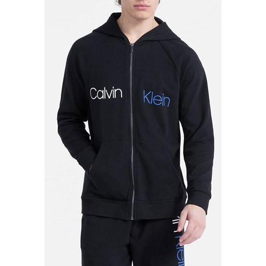 Calvin Klein czarna bluza męska Full Zip Hoodie Calvin Klein  M Differenta.pl