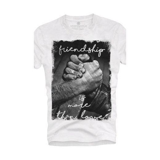 T-shirt UNDERWORLD Ring spun cotton Friendship Underworld  M Mustache.pl