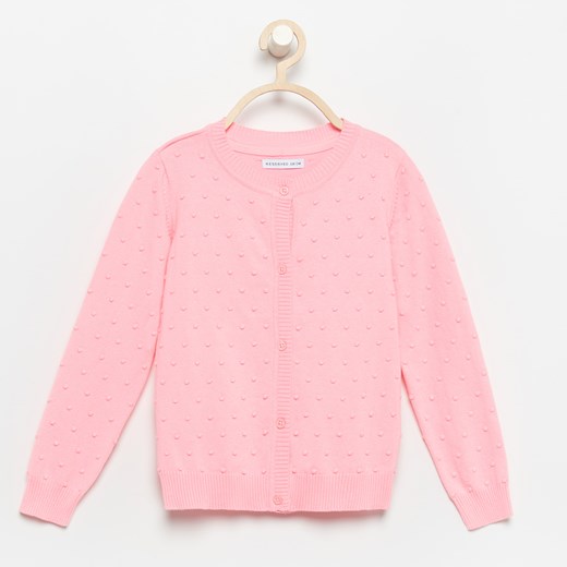 Sweter dziewczęcy Reserved różowy 