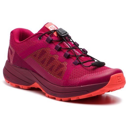 Buty sportowe damskie Salomon do biegania różowe wiązane 