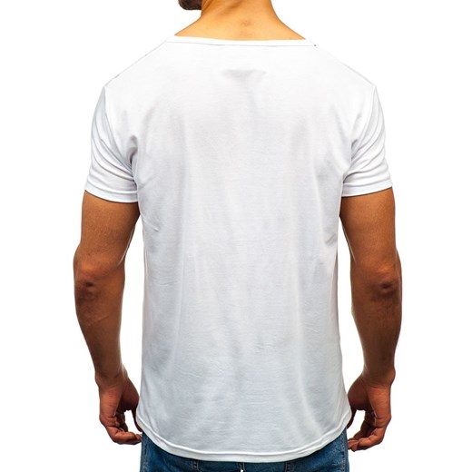 T-shirt męski Denley z poliestru z krótkim rękawem młodzieżowy 