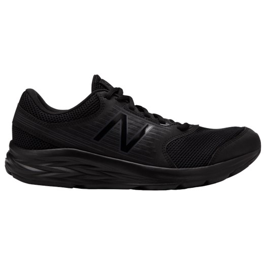 New Balance buty sportowe męskie czarne z tworzywa sztucznego sznurowane 