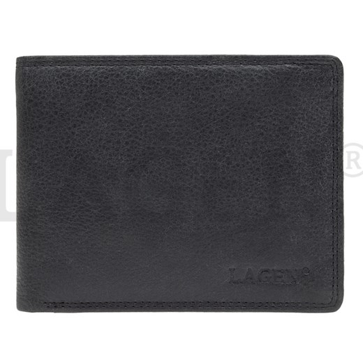 Lagen Męska skóra portfel 103 Czarny, BEZPŁATNY ODBIÓR: WROCŁAW! Lagen   Mall