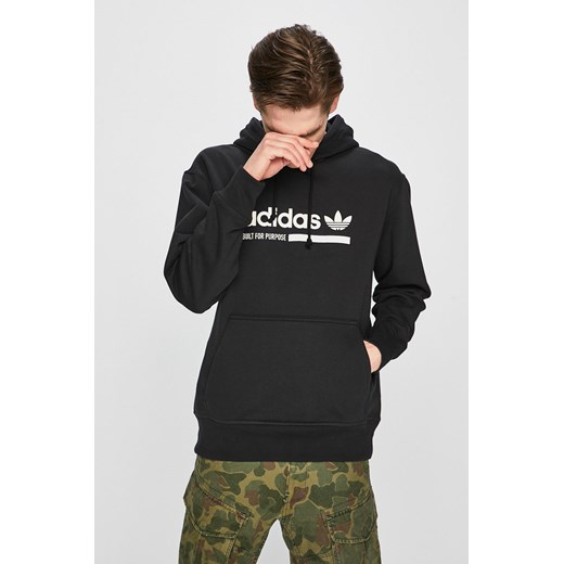 Adidas Originals bluza sportowa na zimę z napisami 