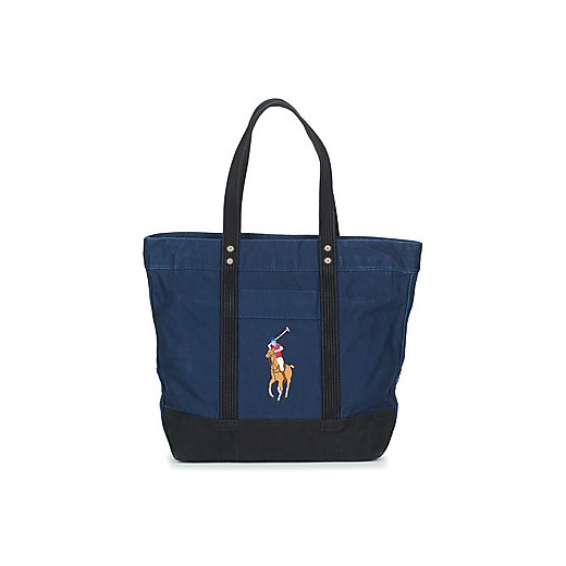 Polo Ralph Lauren  Torby shopper TOTE PONY BLACK NAVY  Polo Ralph Lauren Polo Ralph Lauren  One Size Spartoo