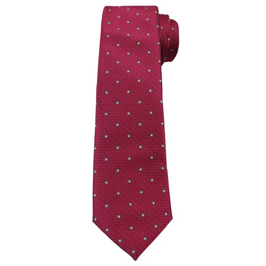Ciemny Czerwony Elegancki Krawat -Angelo di Monti- 6 cm, Męski, Wzór Geometryczny KRADM1511 ze sklepu JegoSzafa.pl w kategorii Krawaty - zdjęcie 63117729