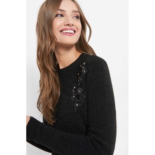 Sweter damski ORSAY koronkowy casual 