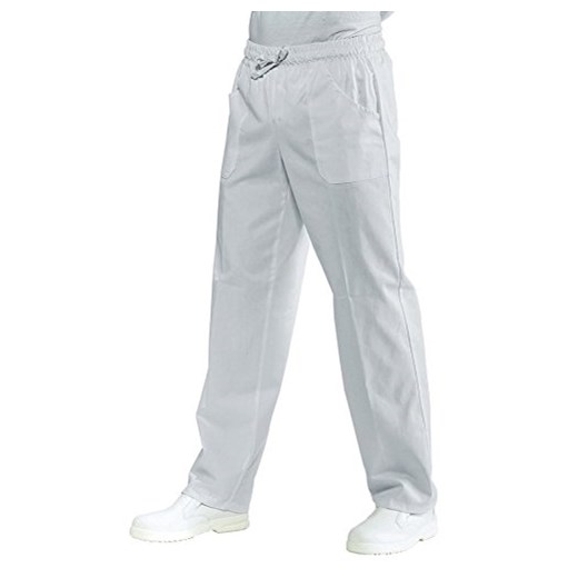 Isacco spodnie męskie białe 