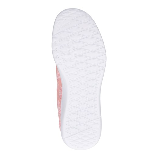 Buty sportowe damskie Asics do biegania różowe bez wzorów z gumy na koturnie 
