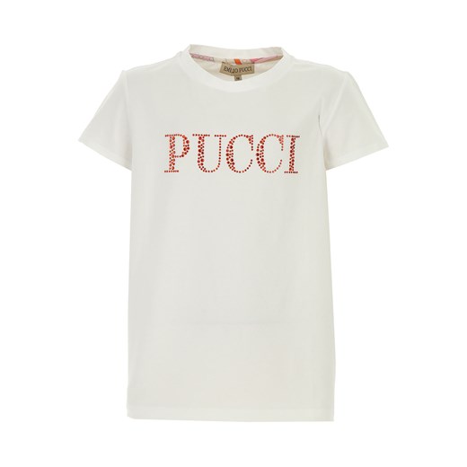 Biała bluzka dziewczęca Emilio Pucci 