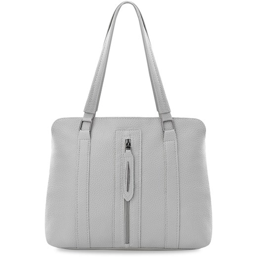 Shopper bag elegancka bez dodatków na ramię matowa duża 