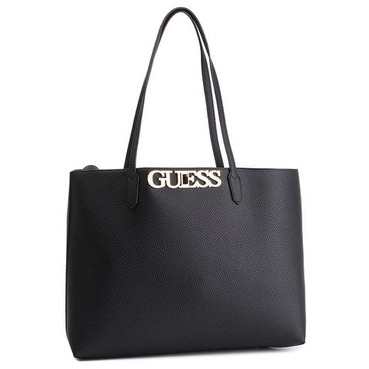 Shopper bag Guess do ręki bez dodatków matowa 