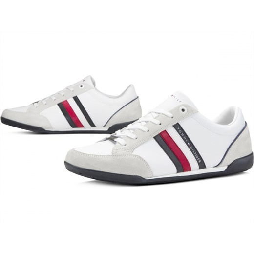 Buty Tommy hilfiger Corporate material mix cupsole > fm0fm02046 100