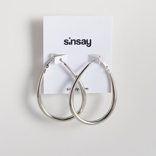 Sinsay - Kolczyki - Jasny szar Sinsay  One Size 