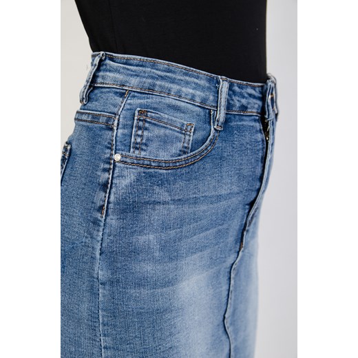 Spódnica Olika gładka jeansowa 