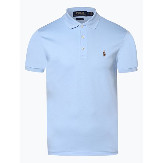 Polo Ralph Lauren - Męska koszulka polo – Slim fit, niebieski Polo Ralph Lauren  L vangraaf