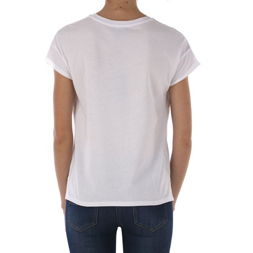 Giorgio Armani Koszulka dla Kobiet Na Wyprzedaży w Dziale Outlet, biały, Bawełna, 2019, 38 40