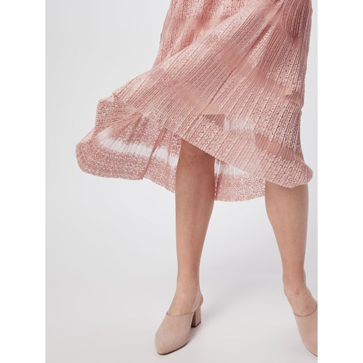 Sukienka Vila różowa elegancka z szyfonu 