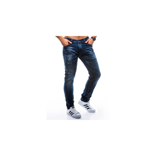 Jeansy męskie Ombre Clothing jeansowe jesienne 