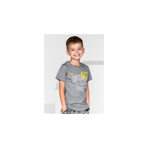 Koszulka dziecięca z nadrukiem KS021 - szara