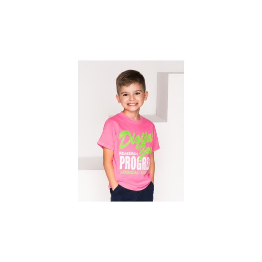 Koszulka dziecięca z nadrukiem KS032 - różowa