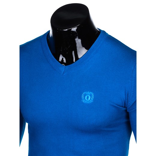 Sweter męski E74 - niebieski