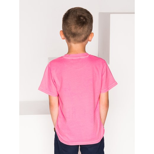 Koszulka dziecięca z nadrukiem KS032 - różowa