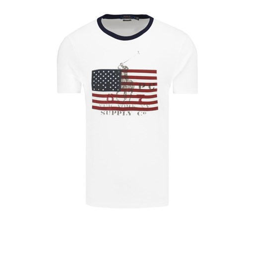 T-shirt męski Polo Ralph Lauren z krótkim rękawem biały 