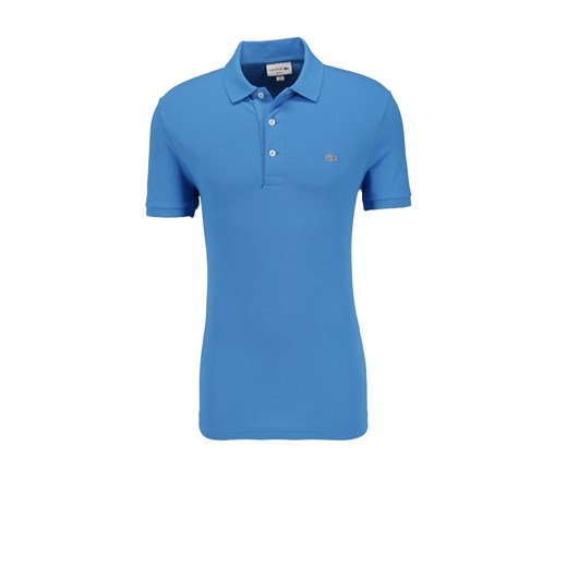 T-shirt męski niebieski Lacoste z krótkim rękawem 