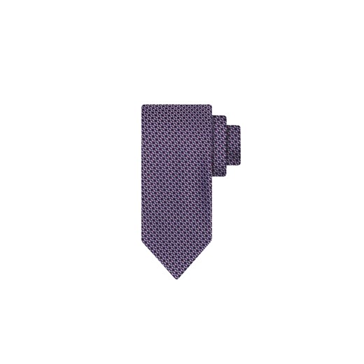 Krawat Tommy Hilfiger Tailored fioletowy w abstrakcyjne wzory 